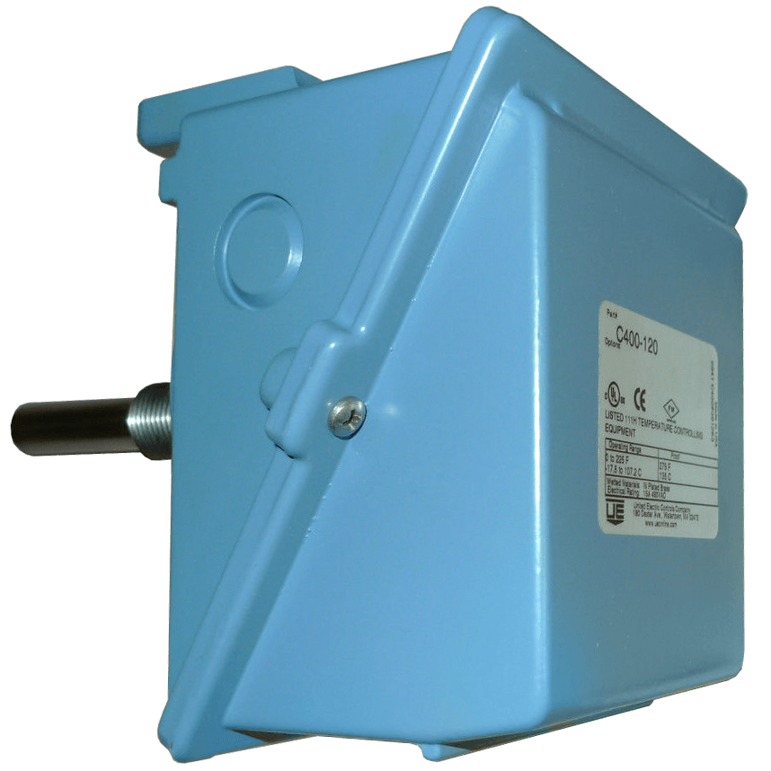 United Electric Temperature Switch, 400 Series Type C400 Models 120 & 121